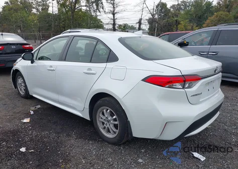 2022 Toyota Corolla Hybrid Le from USA, damaged, VIN JTDEAMDE5N3002770